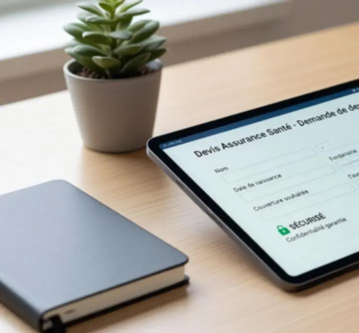 Formulaire de devis d'assurance santé en ligne
